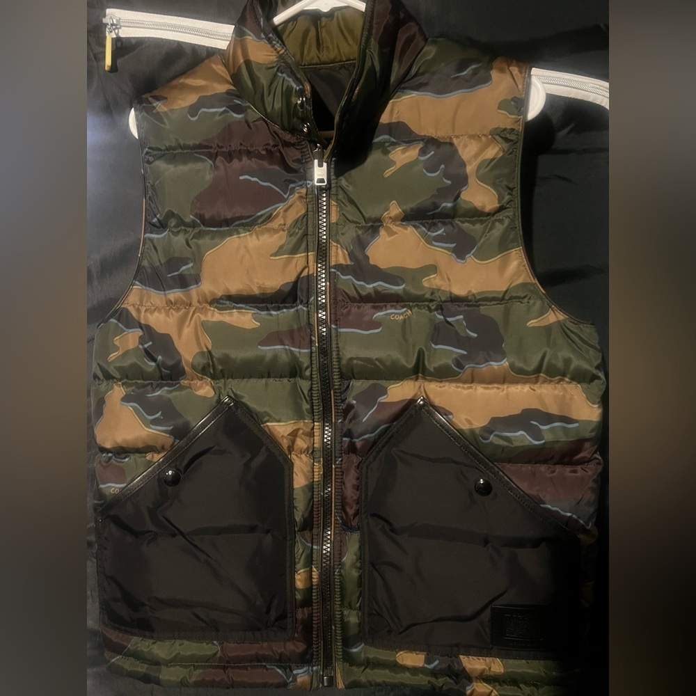 Men’s Coach reversible outerwear vest